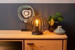 MANUELA - Tafellamp - Ø 25 cm - 1xE27 - Zwart*Lucide Hot