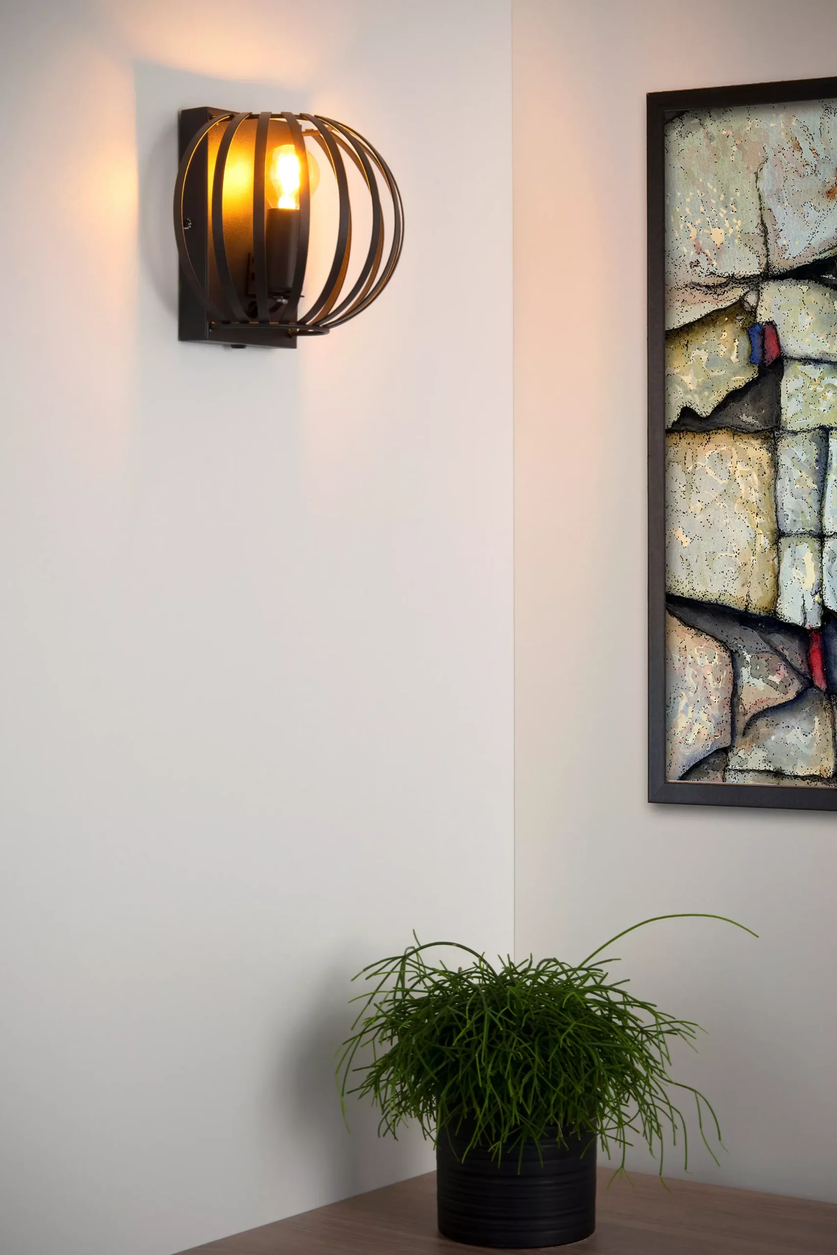 MANUELA - Wandlamp - 1xE14 - Zwart*Lucide Flash Sale
