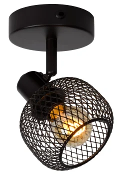 MAREN - Plafondspot - 1xE14 - Zwart*Lucide New