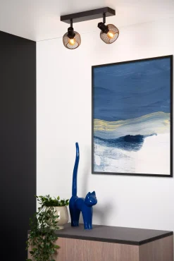 MAREN - Plafondspot - 2xE14 - Zwart*Lucide Best Sale