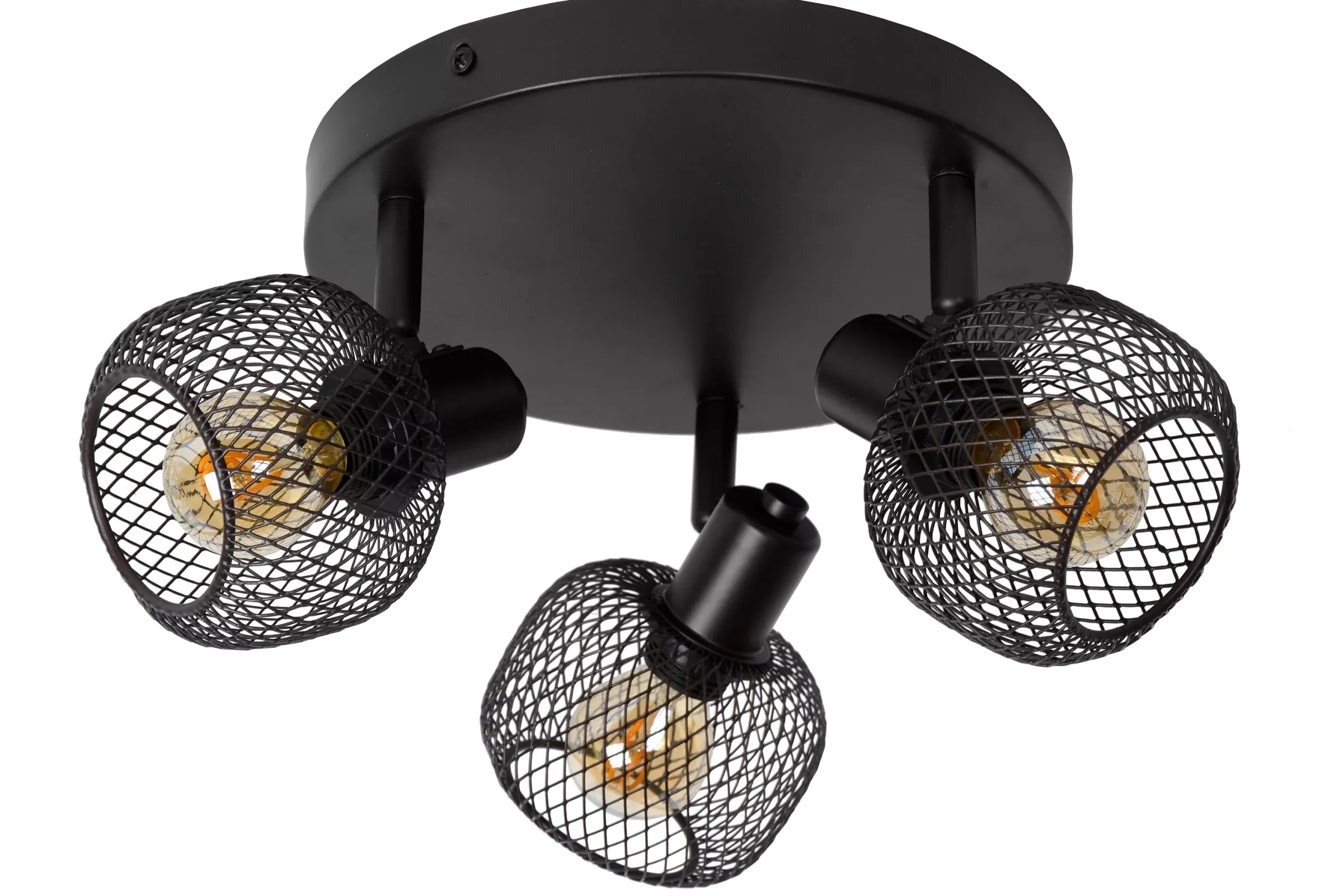 MAREN - Plafondspot - Ø 37 cm - 3xE14 - Zwart*Lucide Discount