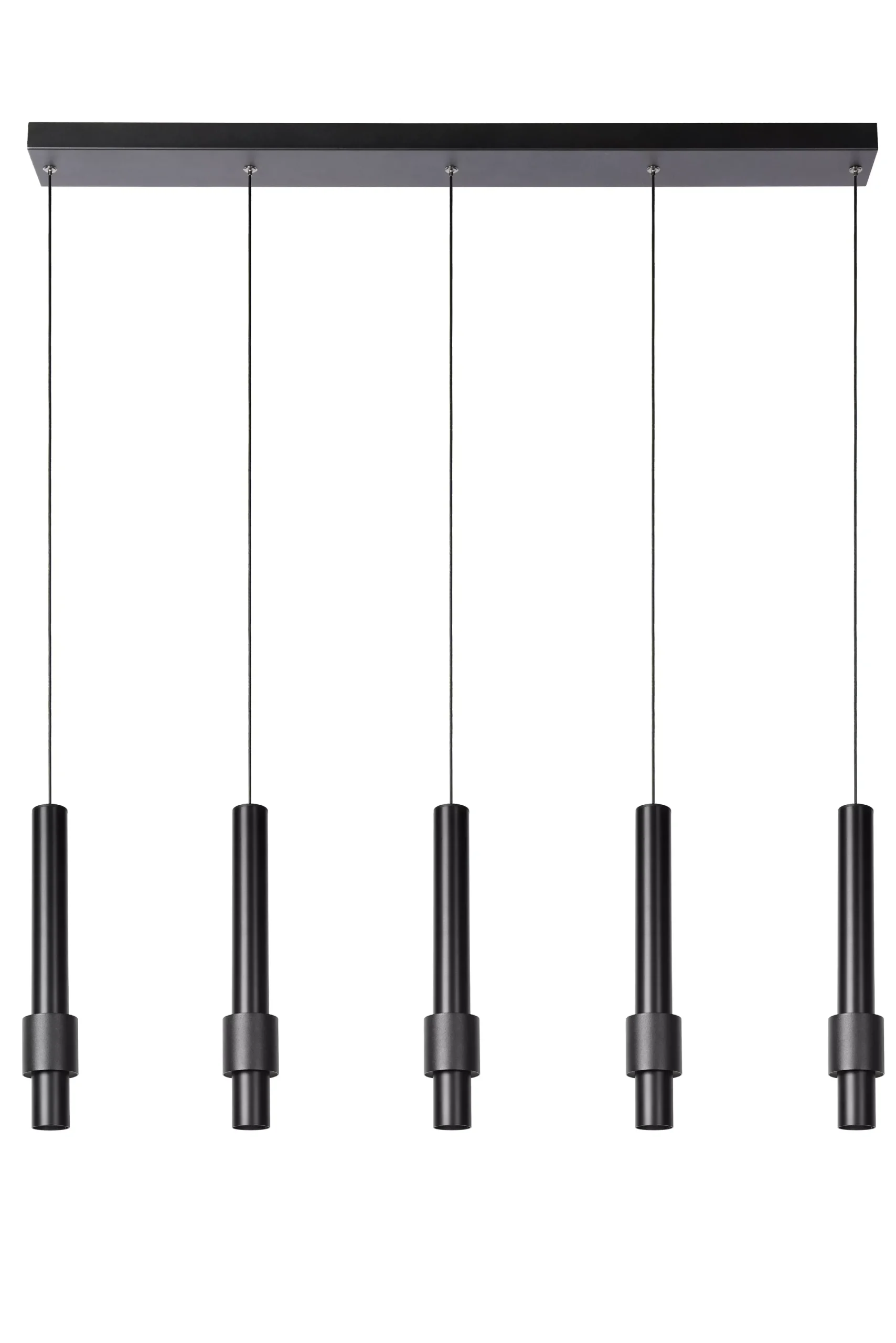MARGARY - Hanglamp - LED Dimb. - 5x4,2W 2700K - Zwart*Lucide Shop