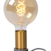 MARIT - Tafellamp - 1xE27 - Mat Goud / Messing*Lucide Discount
