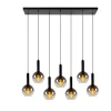 MARIUS - Hanglamp - 7xE27 - Zwart*Lucide Cheap