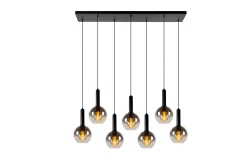 MARIUS - Hanglamp - 7xE27 - Zwart*Lucide Cheap