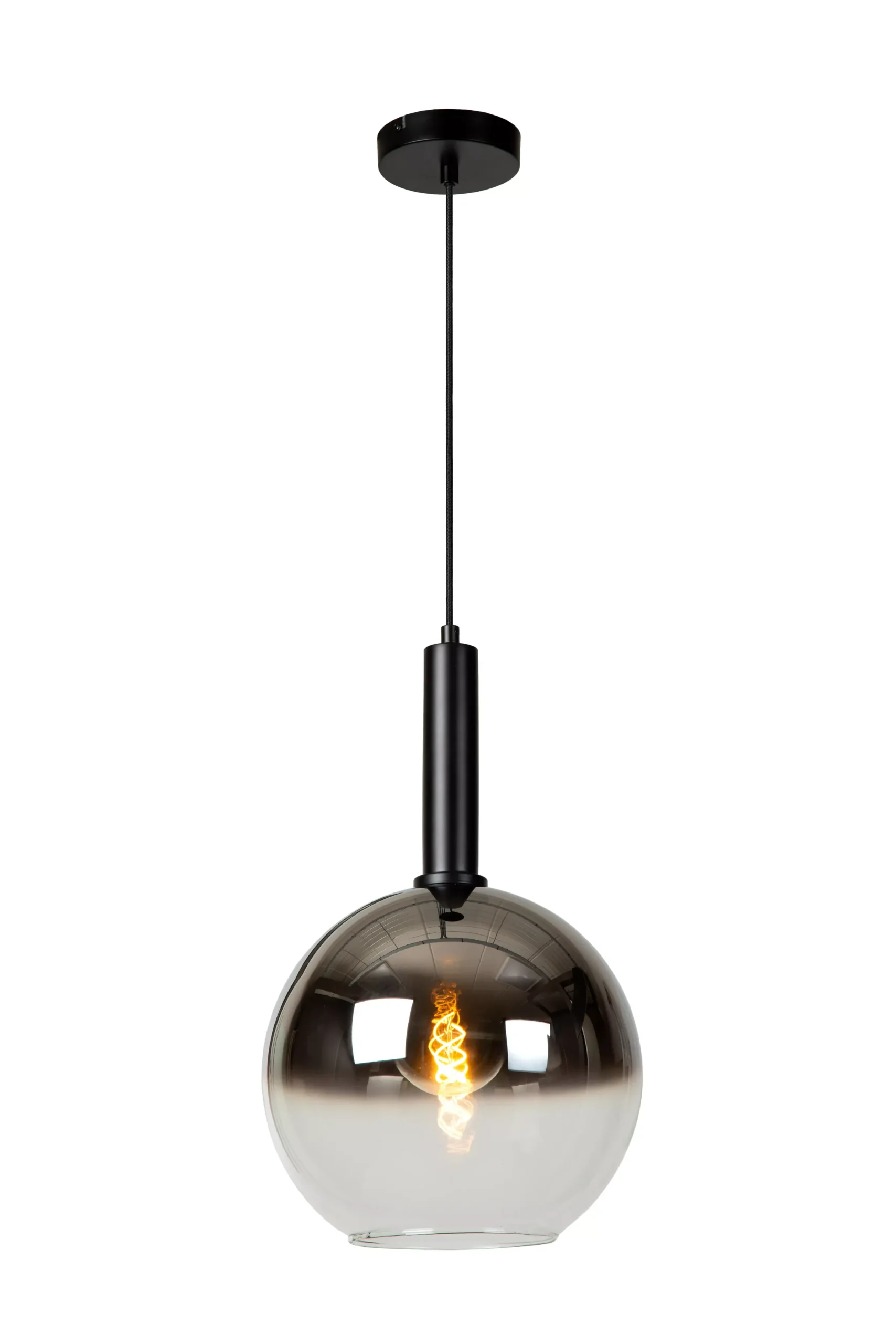 MARIUS - Hanglamp - Ø 30 cm - 1xE27 - Zwart*Lucide Outlet