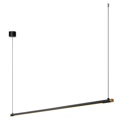 MARNIK - Hanglamp - Ø 2,5 cm - LED Dimb. - CCT - 1x22W 2700K/4000K - Zwart*Lucide Sale