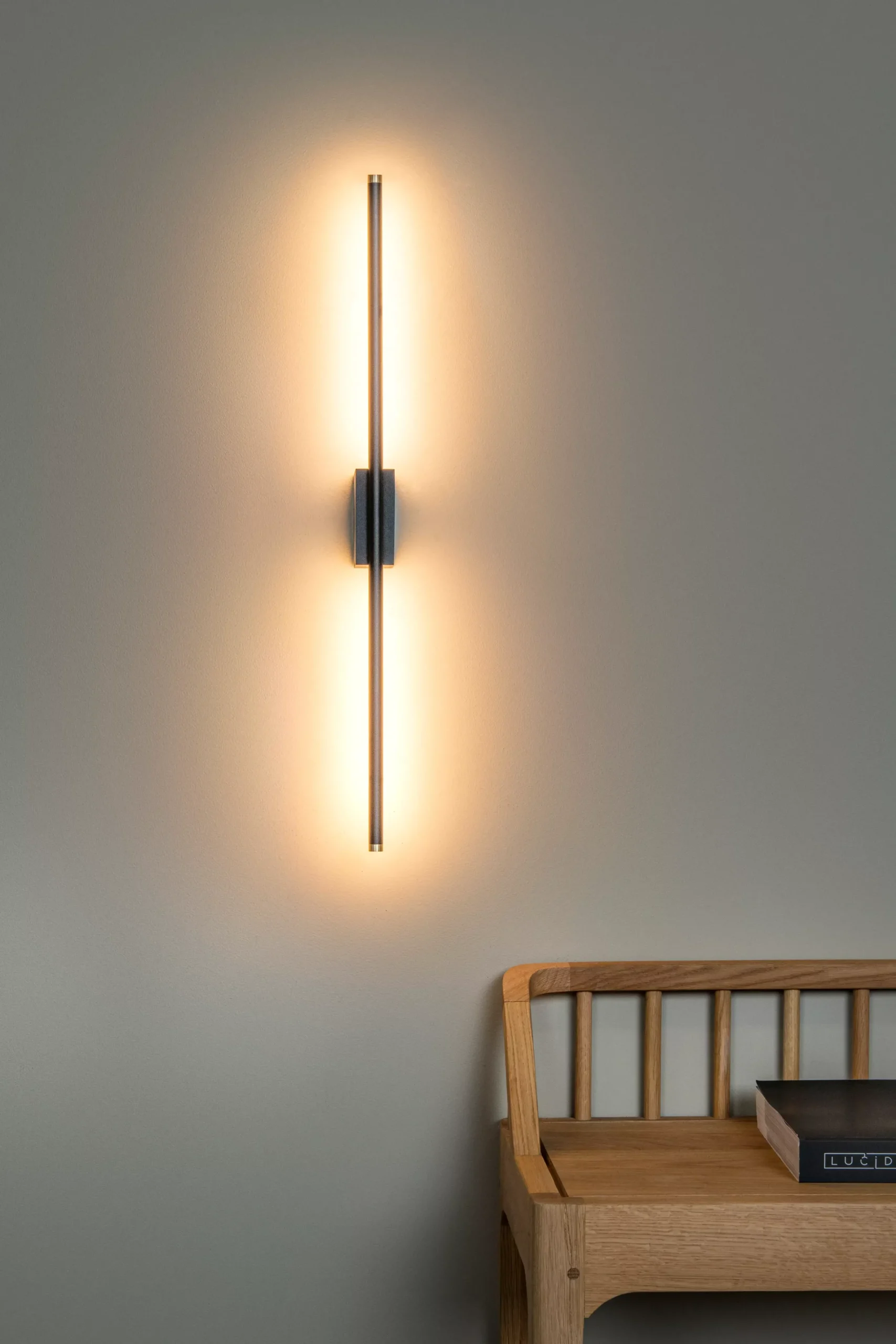 MARNIK - Wandlamp - LED Dimb. - CCT - 1x13W 2700K/4000K - Zwart*Lucide Hot