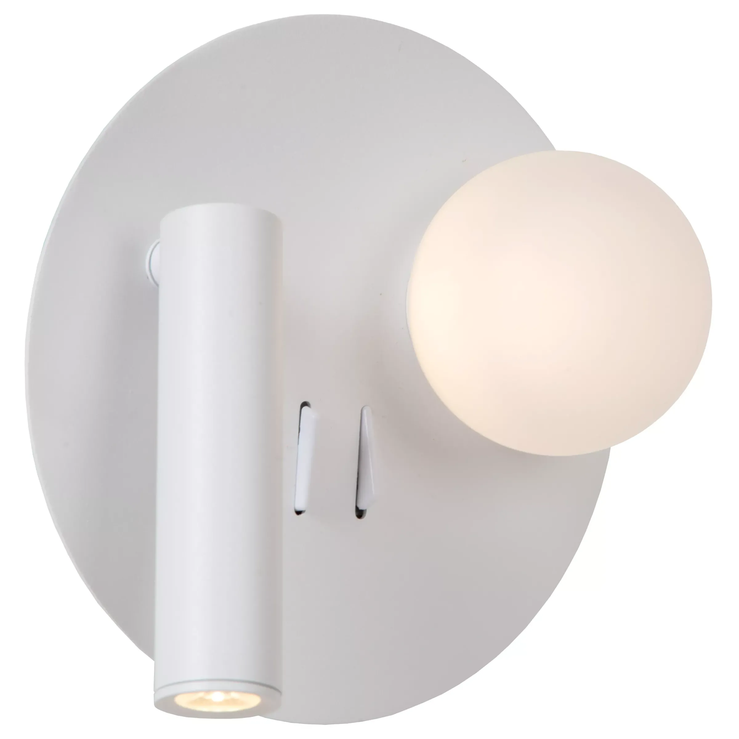 MATIZ - Bedlamp / Wandlamp - Ø 16,5 cm - LED - 3000K - Met USB oplaadpunt - Wit*Lucide Cheap