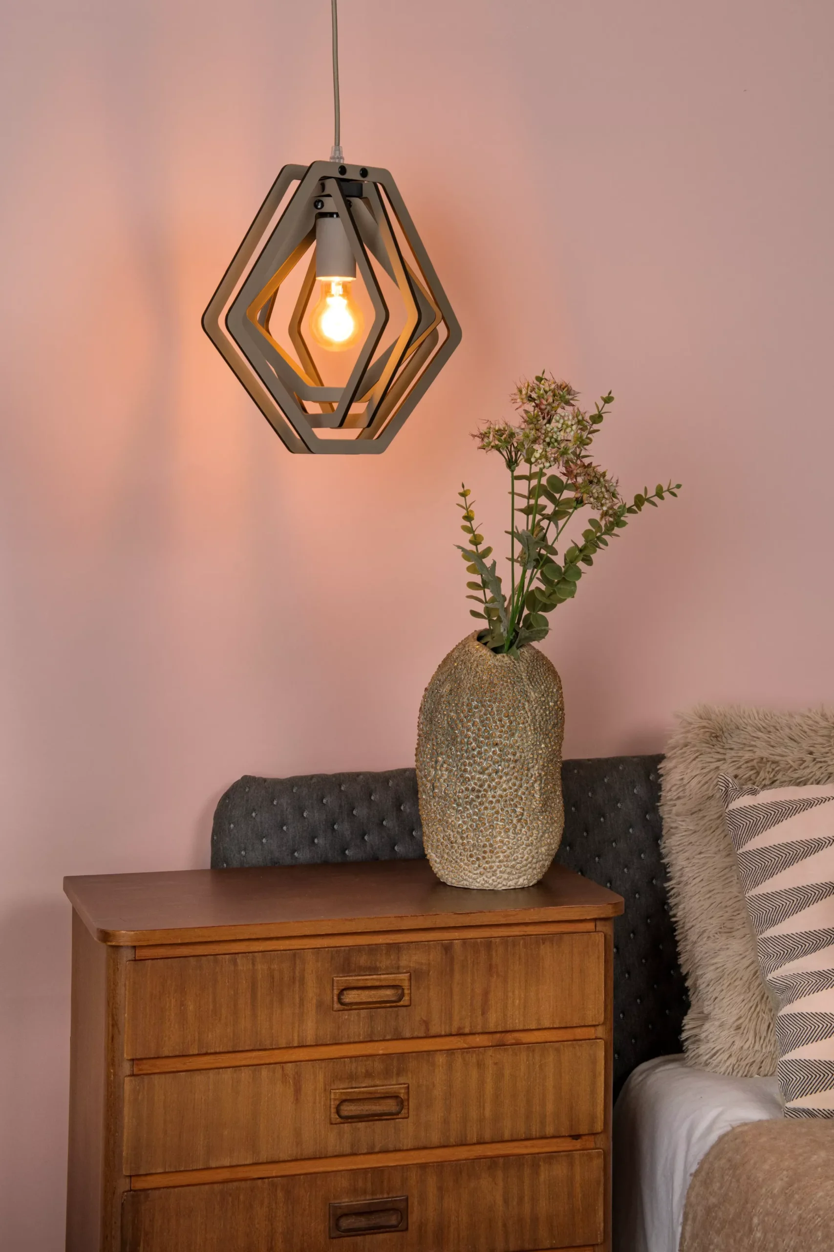 MAURO - Hanglamp Kinderkamer - 1xE27 - Taupe*Lucide Online