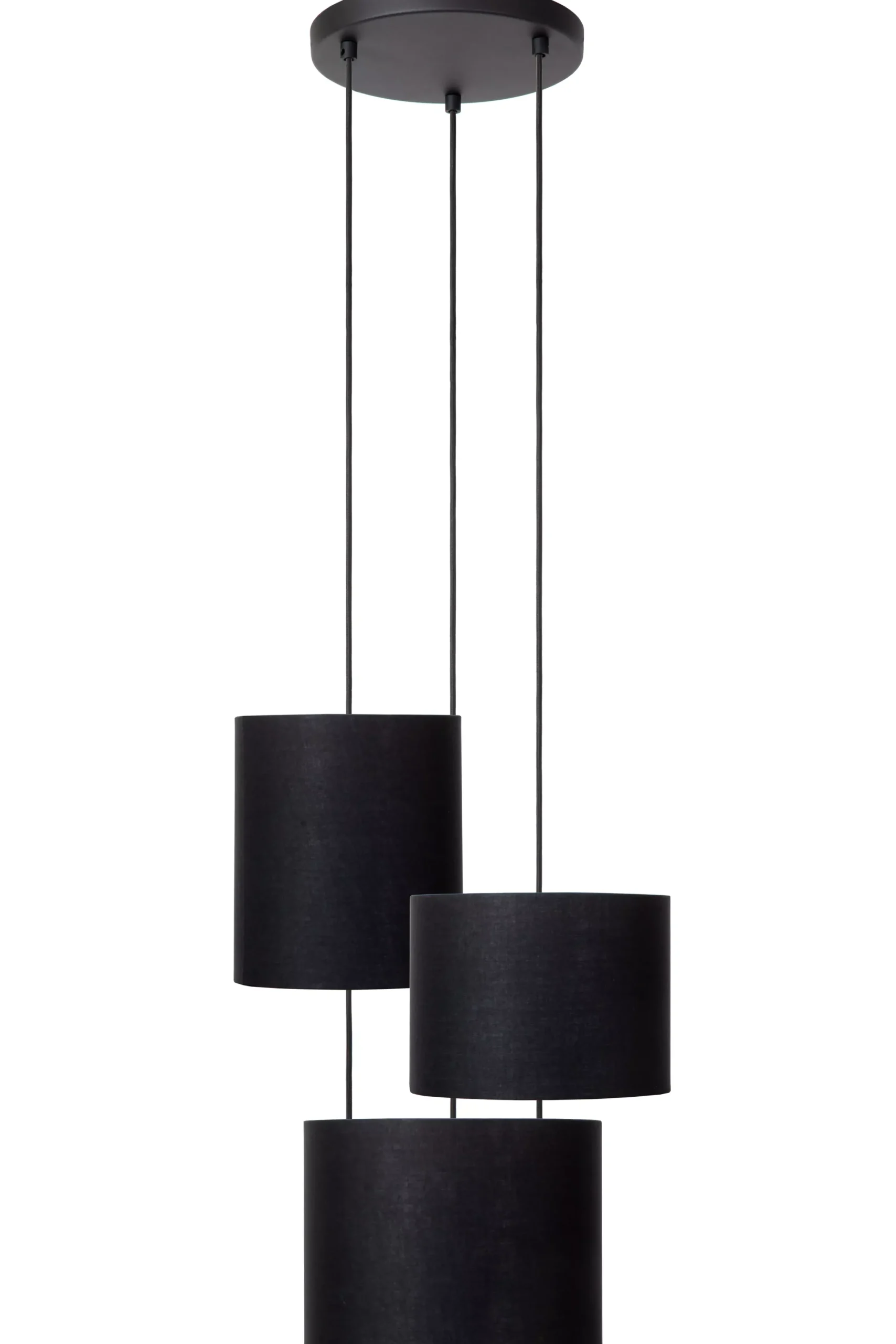 MAYA - Hanglamp - Ø 46 cm - 3xE27 - Zwart*Lucide Outlet
