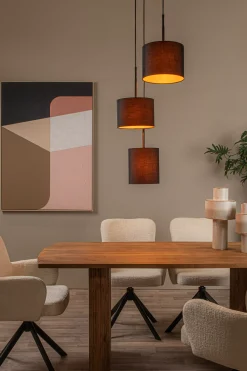 MAYA - Hanglamp - Ø 46 cm - 3xE27 - Zwart*Lucide Outlet