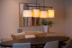 MAYA - Hanglamp - 4xE27 - Beige*Lucide Cheap