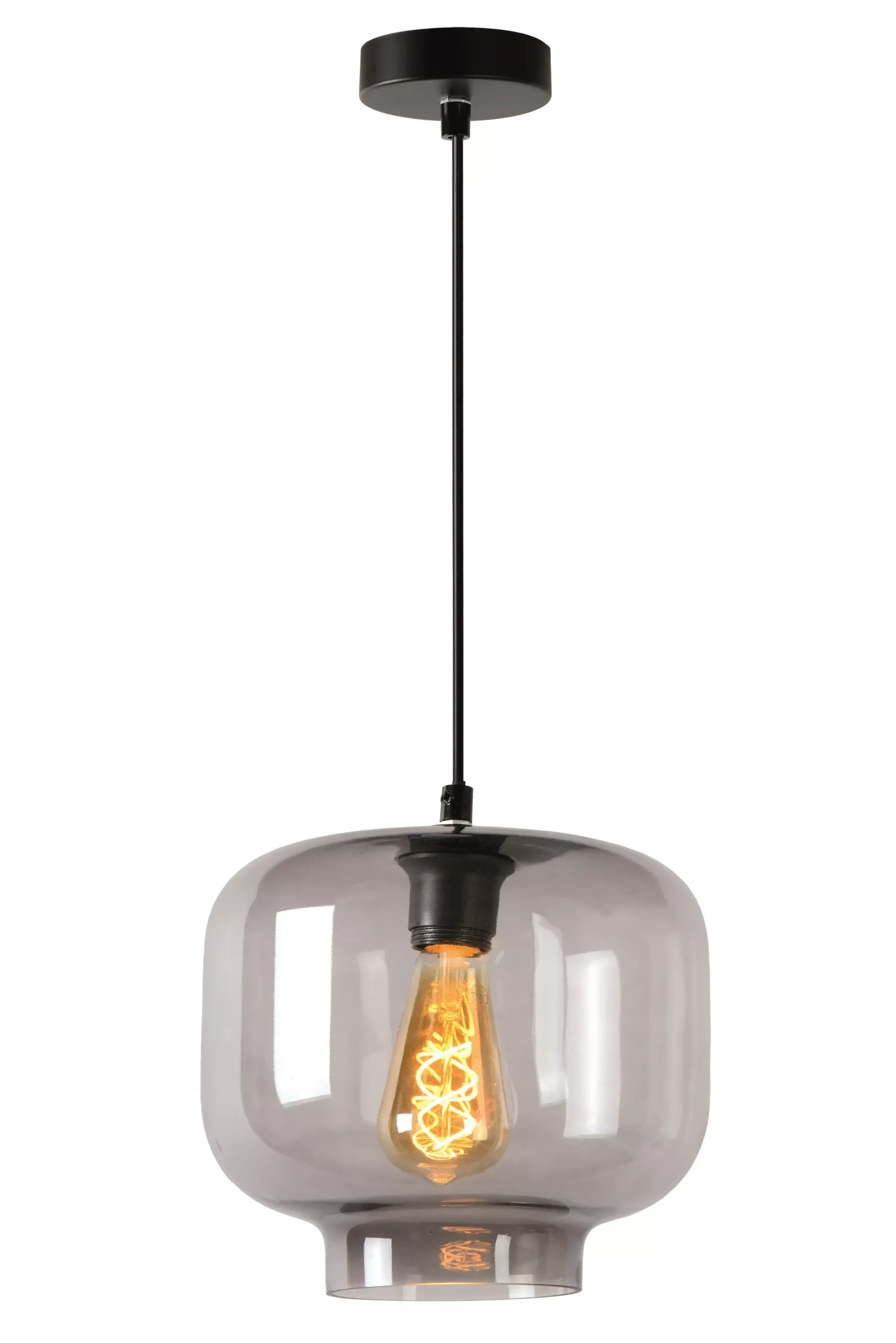 MEDINE - Hanglamp - Ø 25 cm - 1xE27 - Fumé*Lucide New