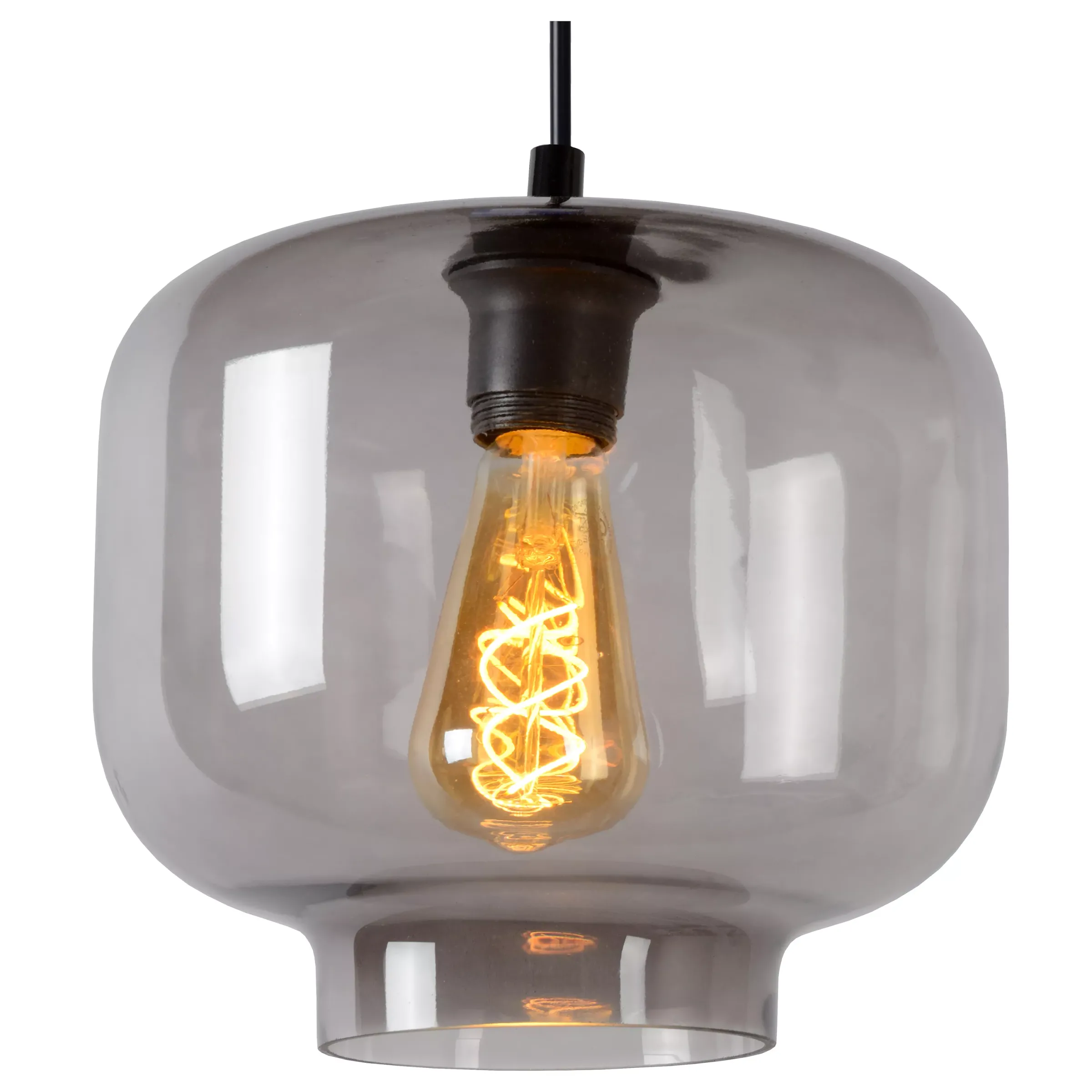 MEDINE - Hanglamp - Ø 25 cm - 1xE27 - Fumé*Lucide New