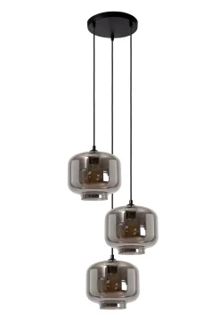 MEDINE - Hanglamp - Ø 46 cm - 3xE27 - Fumé*Lucide Outlet
