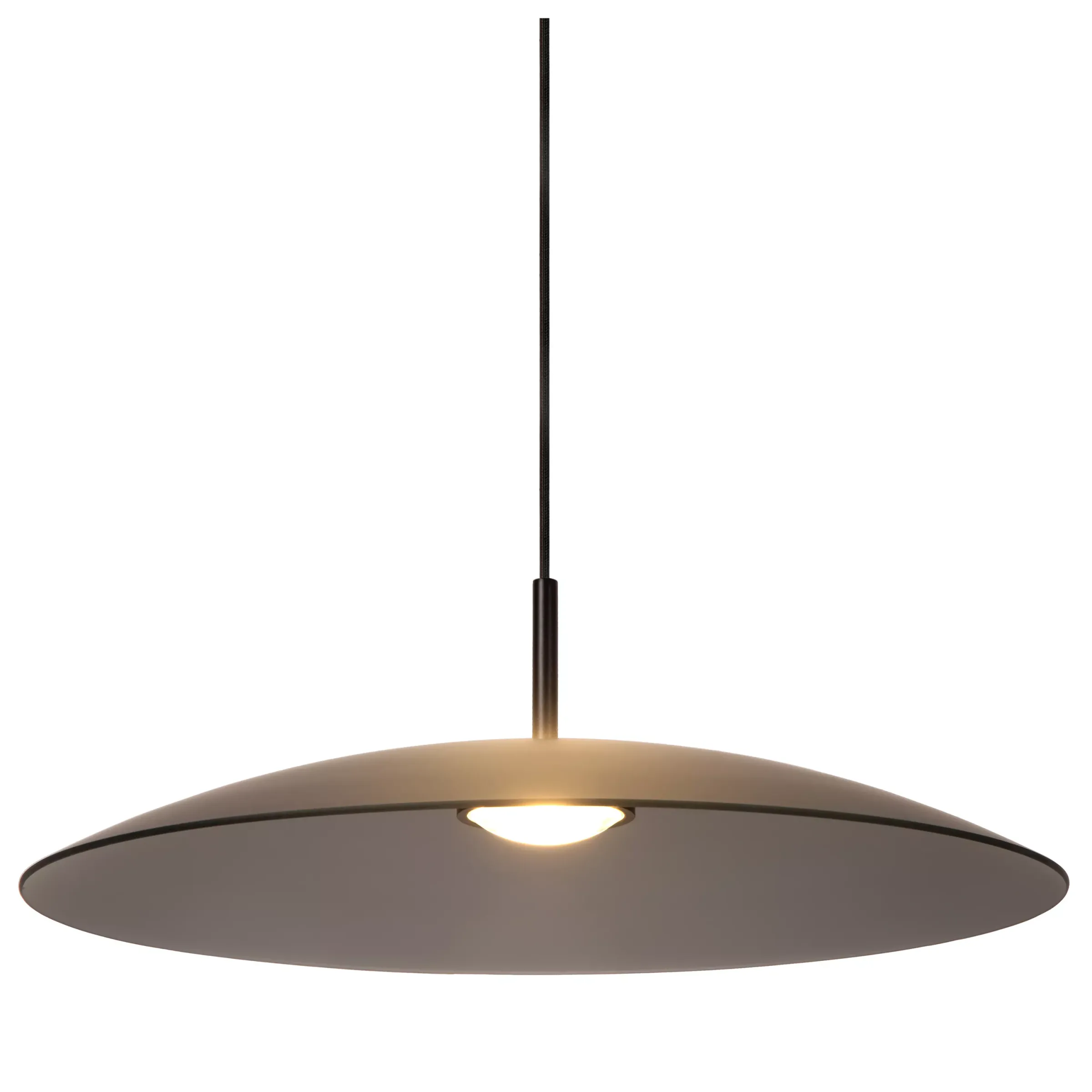 MENGA - Hanglamp - Ø 60 cm - LED Dimb. - 1x18,6W 2700K - Fumé*Lucide Store