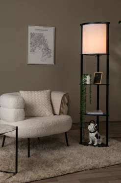 MENNO - Vloerlamp - 1xE27 - Zwart*Lucide Cheap