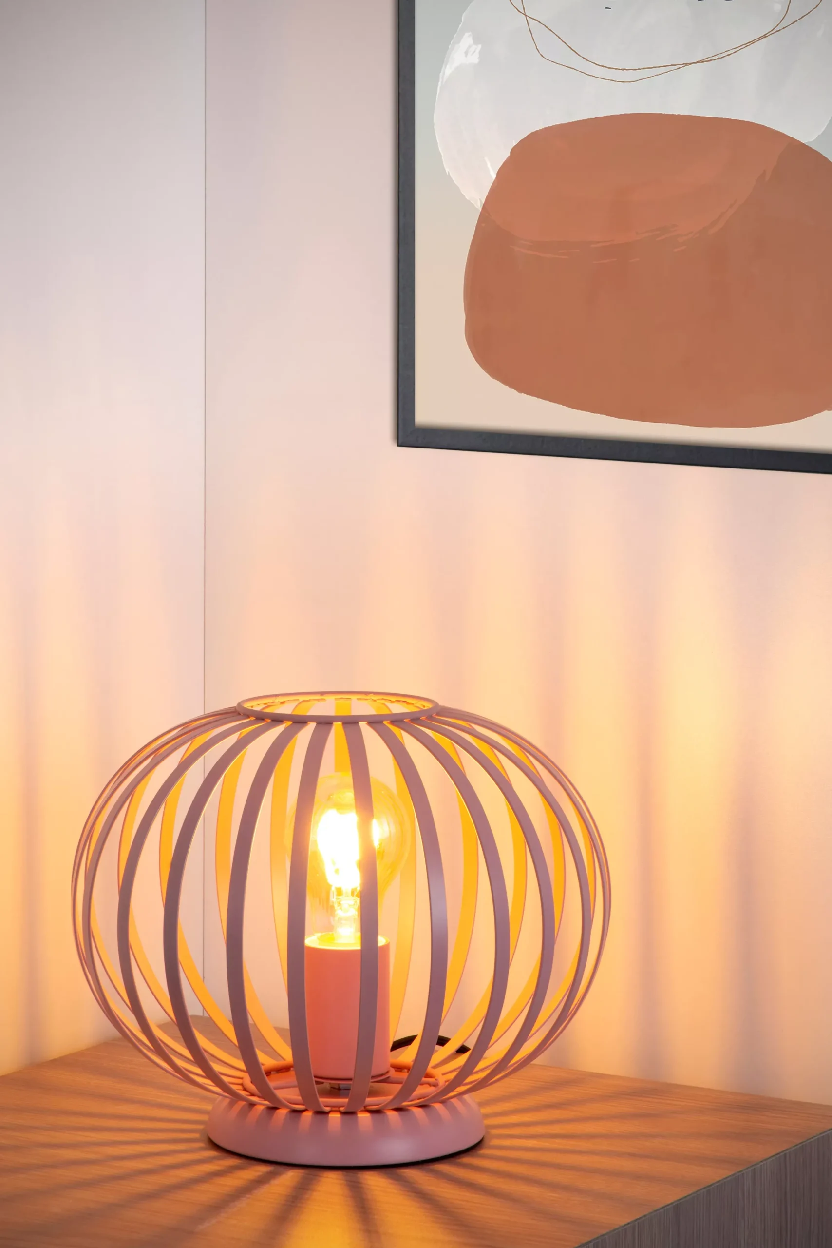 MERLINA - Tafellamp Kinderkamer - Ø 25,5 cm - 1xE27 - Roze*Lucide Discount