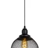 MESH - Hanglamp - Ø 22 cm - 1xE27 - Zwart*Lucide Online