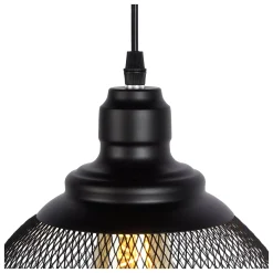 MESH - Hanglamp - Ø 22 cm - 1xE27 - Zwart*Lucide Online