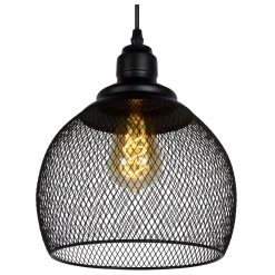 MESH - Hanglamp - Ø 22 cm - 1xE27 - Zwart*Lucide Online
