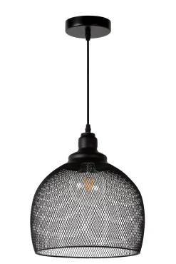 MESH - Hanglamp - Ø 28 cm - 1xE27 - Zwart*Lucide Sale
