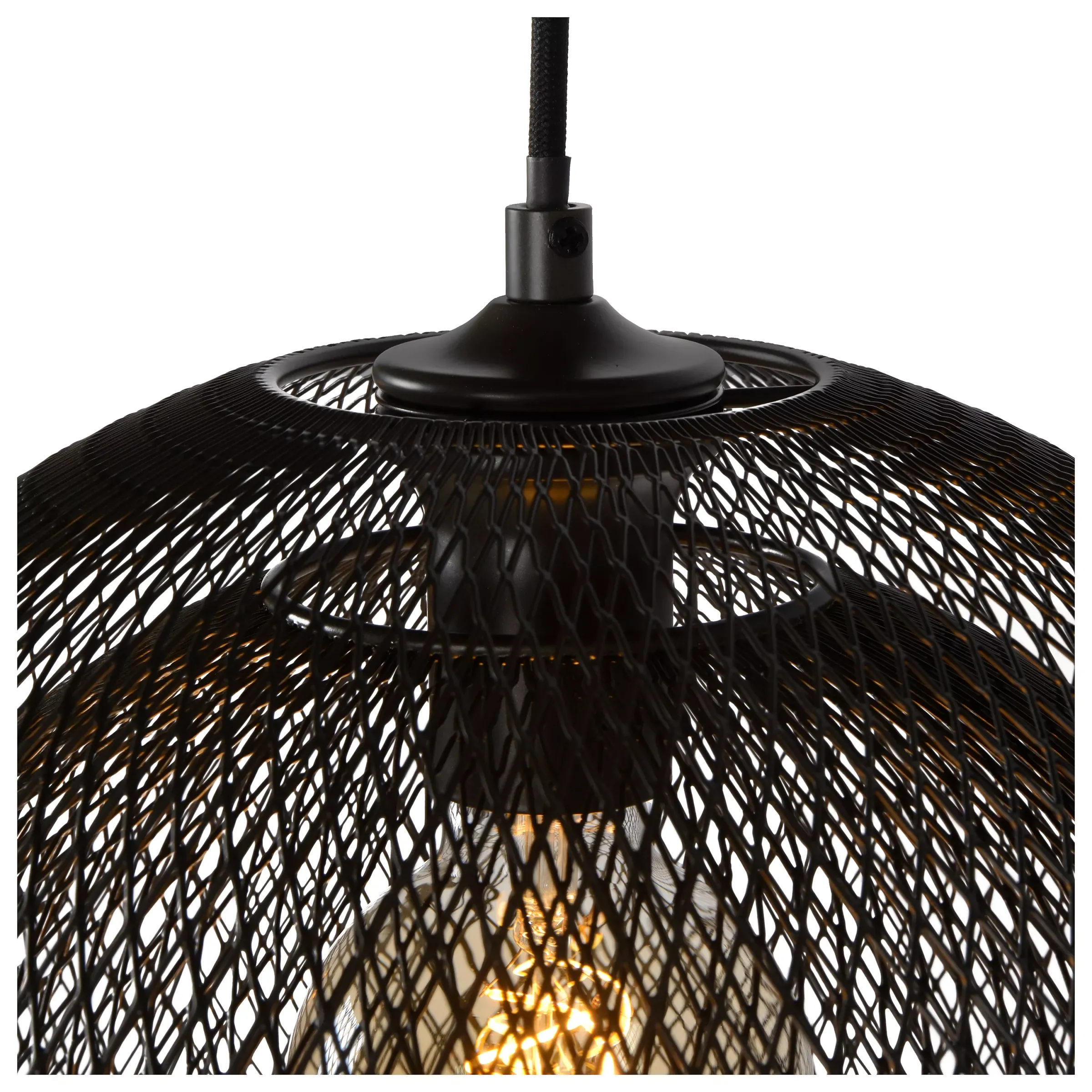 MESH - Hanglamp - 2xE27 - Zwart*Lucide Sale