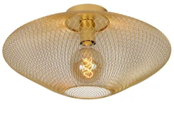 MESH - Plafonnière - Ø 45 cm - 1xE27 - Mat Goud / Messing*Lucide Sale