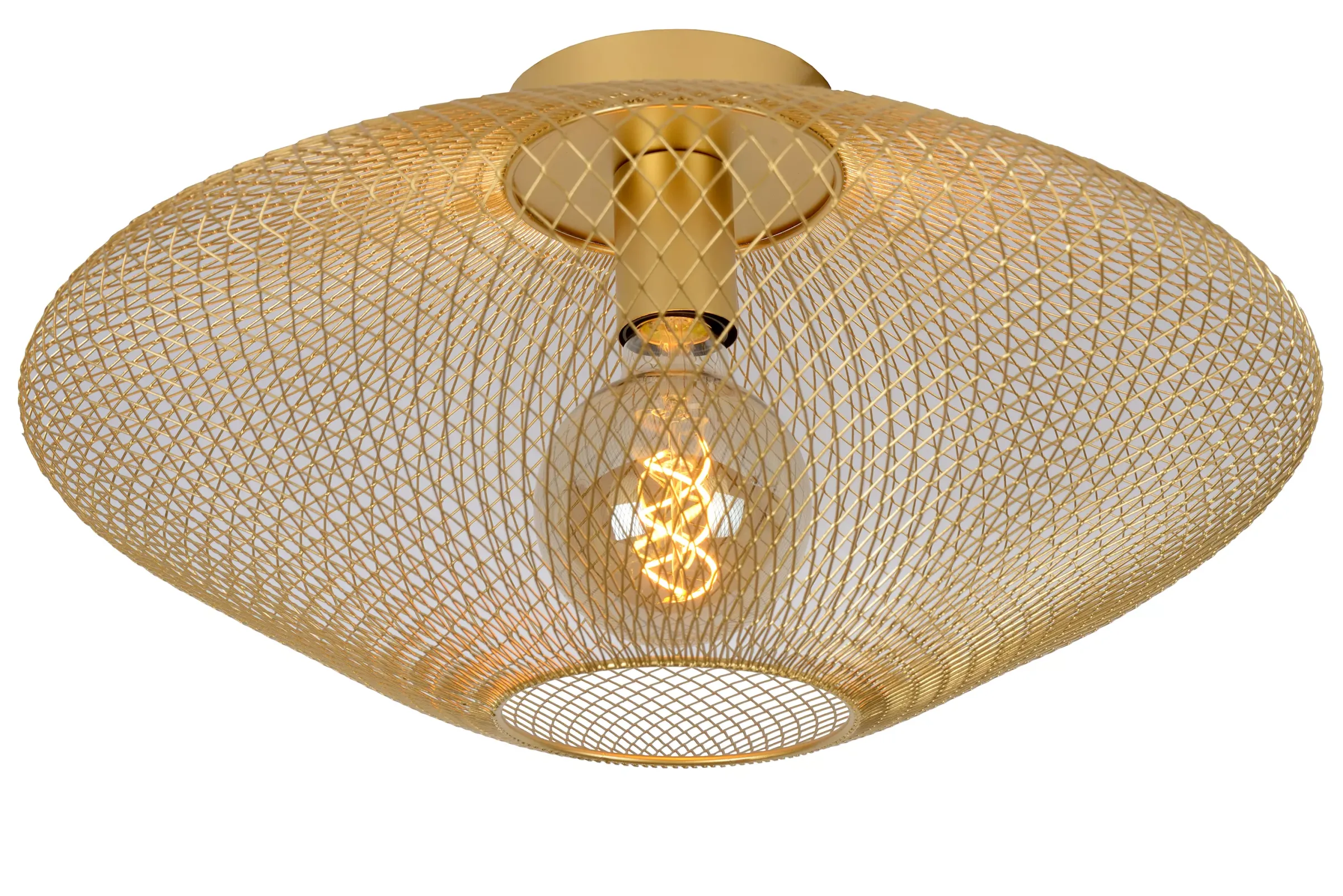 MESH - Plafonnière - Ø 45 cm - 1xE27 - Mat Goud / Messing*Lucide Sale