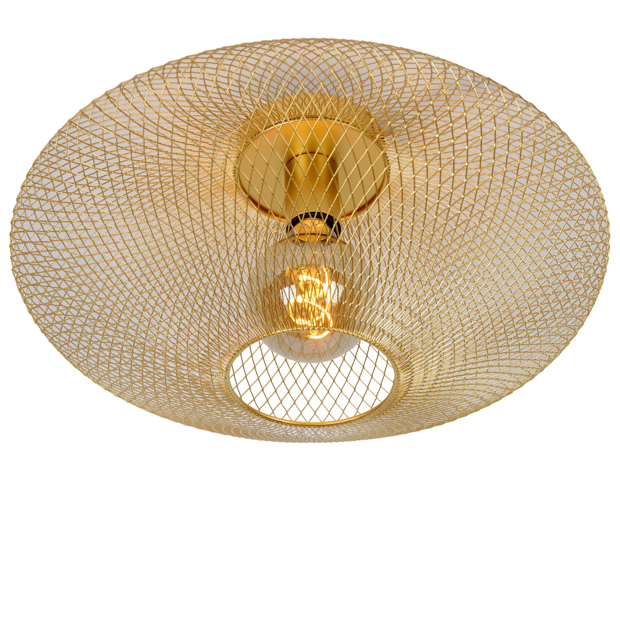 MESH - Plafonnière - Ø 45 cm - 1xE27 - Mat Goud / Messing*Lucide Sale