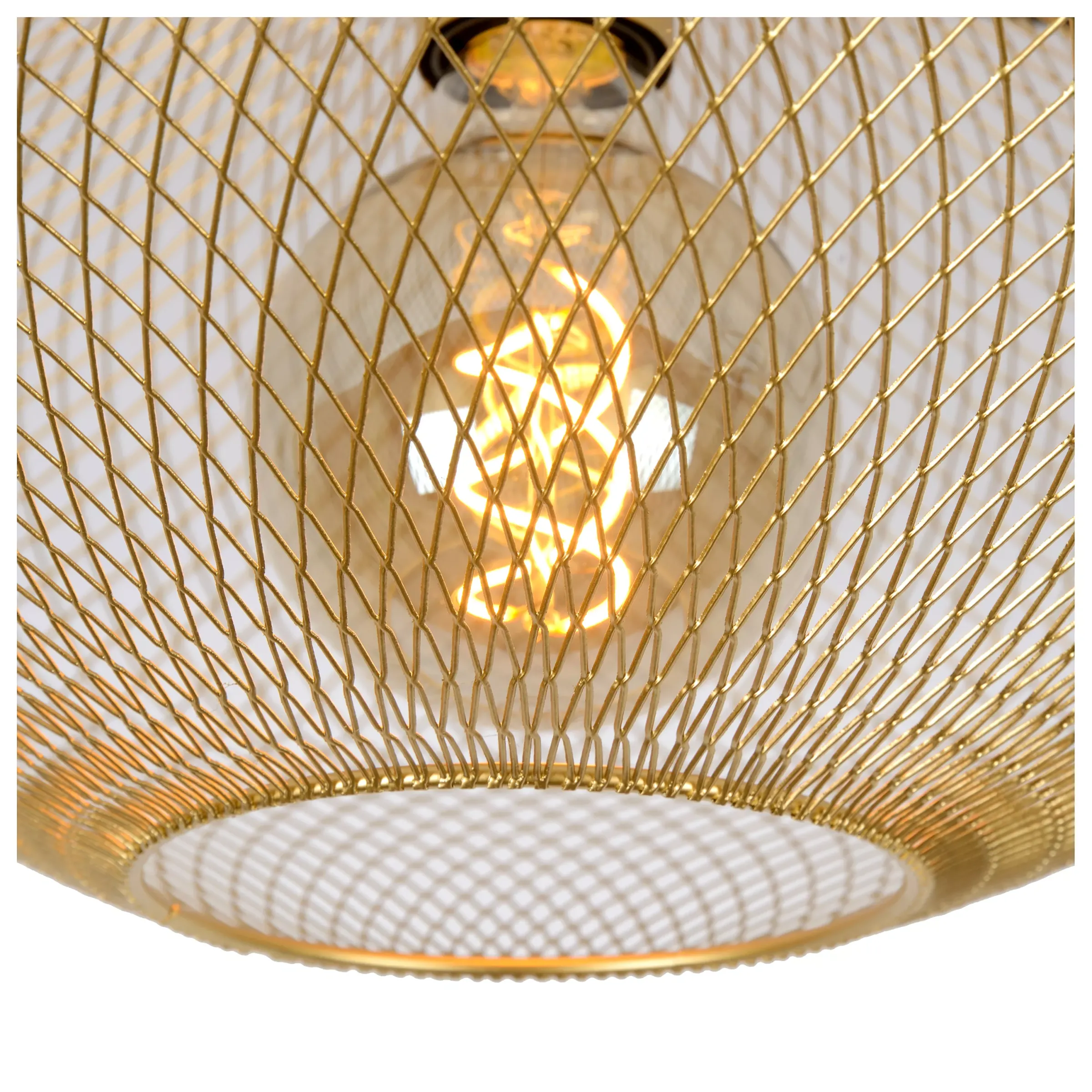MESH - Plafonnière - Ø 45 cm - 1xE27 - Mat Goud / Messing*Lucide Sale