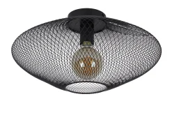 MESH - Plafonnière - Ø 45 cm - 1xE27 - Zwart*Lucide Discount
