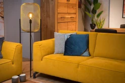 MESH - Vloerlamp - Ø 35 cm - 1xE27 - Mat Goud / Messing*Lucide Best Sale