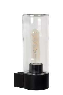 MICHA - Wandlamp Binnen/Buiten - 1xE27 - IP44 - Zwart*Lucide Cheap