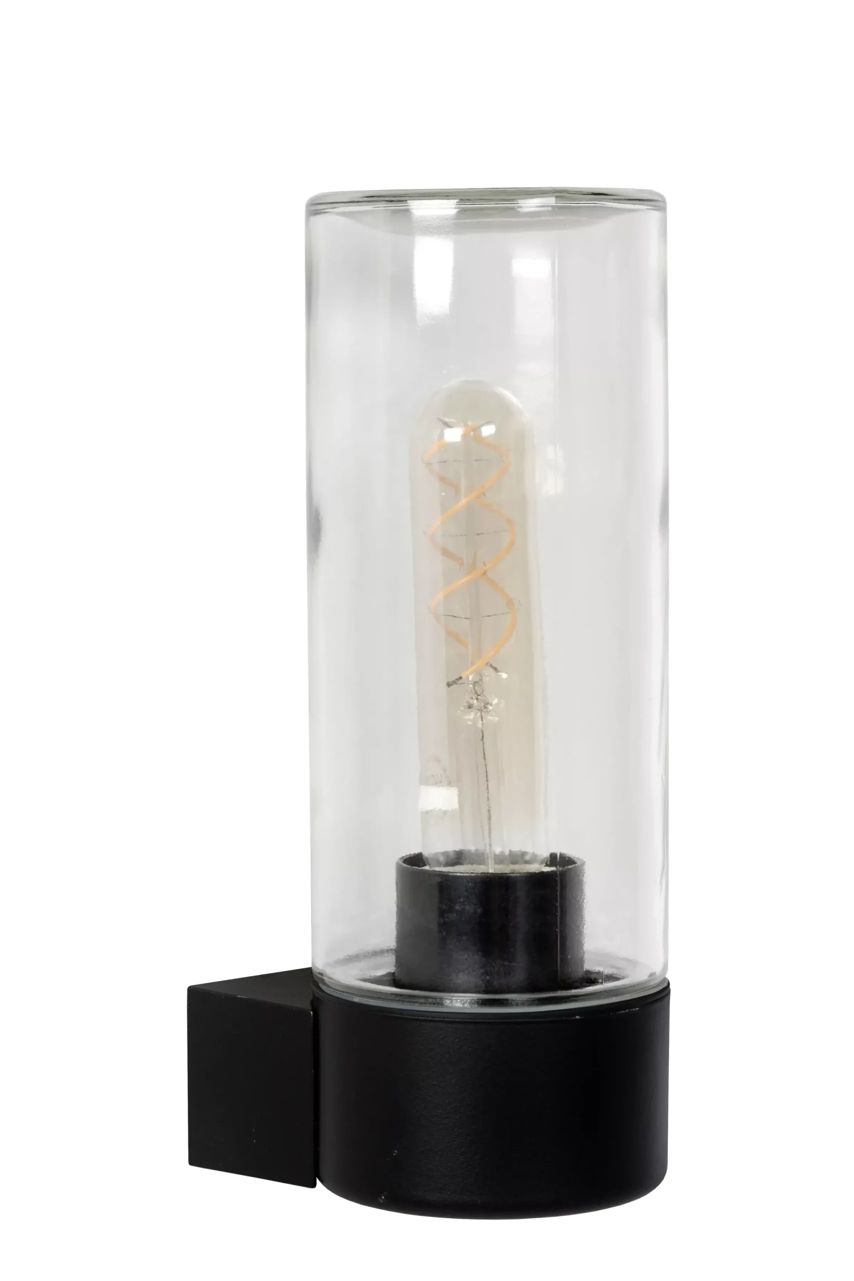 MICHA - Wandlamp Binnen/Buiten - 1xE27 - IP44 - Zwart*Lucide Cheap