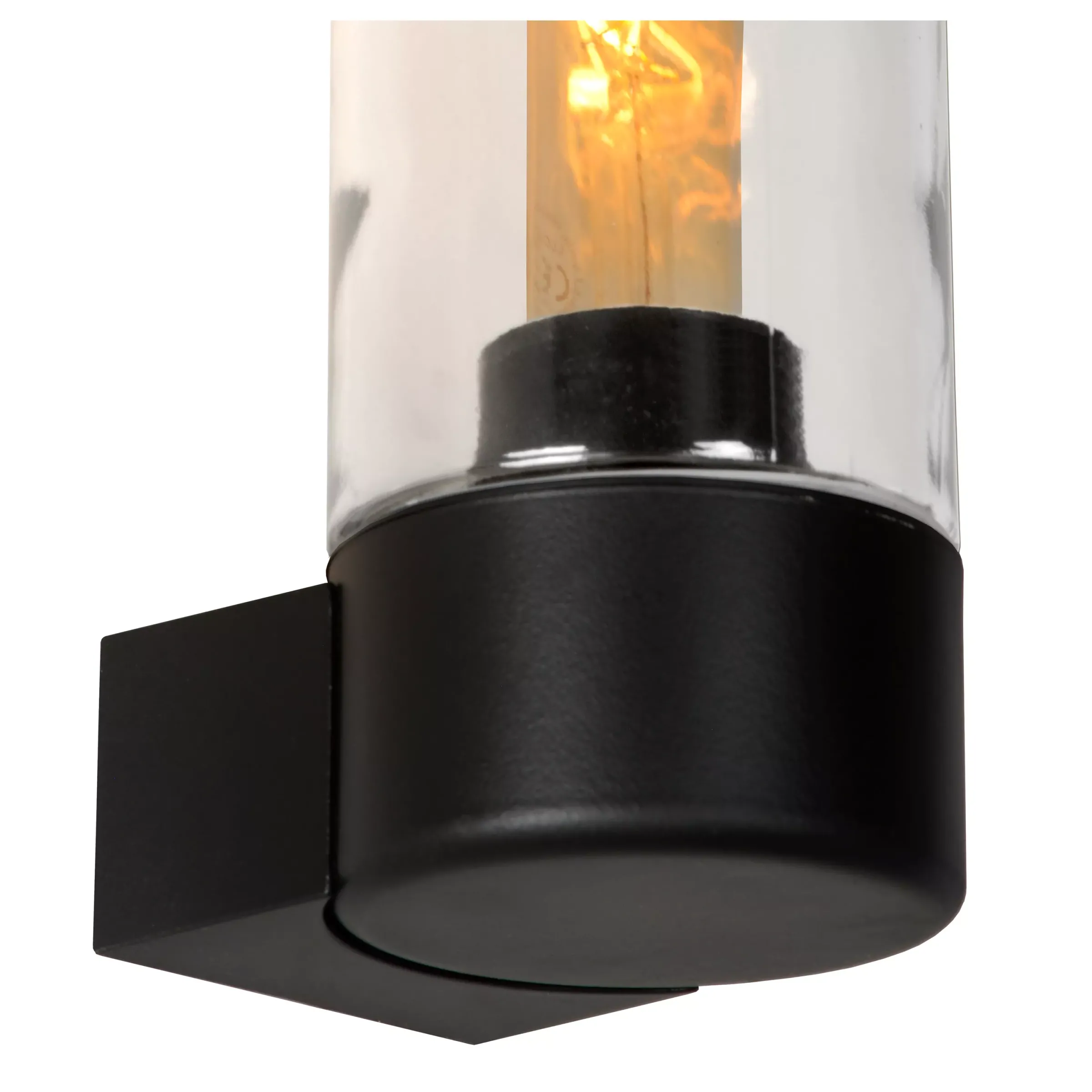 MICHA - Wandlamp Binnen/Buiten - 1xE27 - IP44 - Zwart*Lucide Cheap