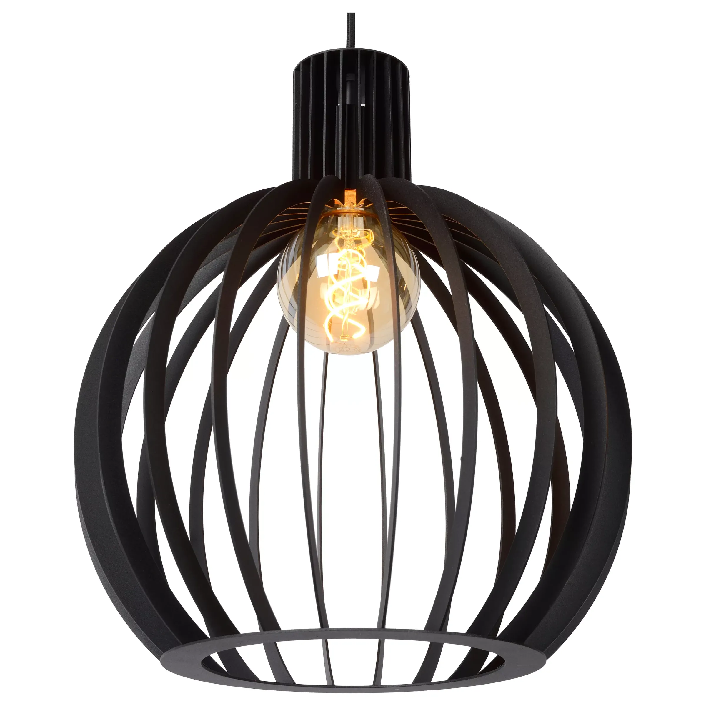 MIKAELA - Hanglamp - 2xE27 - Zwart*Lucide Outlet
