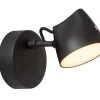 MILNE - Wandlamp - LED Dimb. - 1x8W 2700K - Zwart*Lucide Outlet