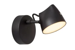 MILNE - Wandlamp - LED Dimb. - 1x8W 2700K - Zwart*Lucide Outlet