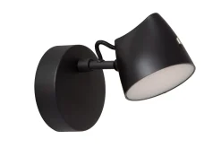 MILNE - Wandlamp - LED Dimb. - 1x8W 2700K - Zwart*Lucide Outlet