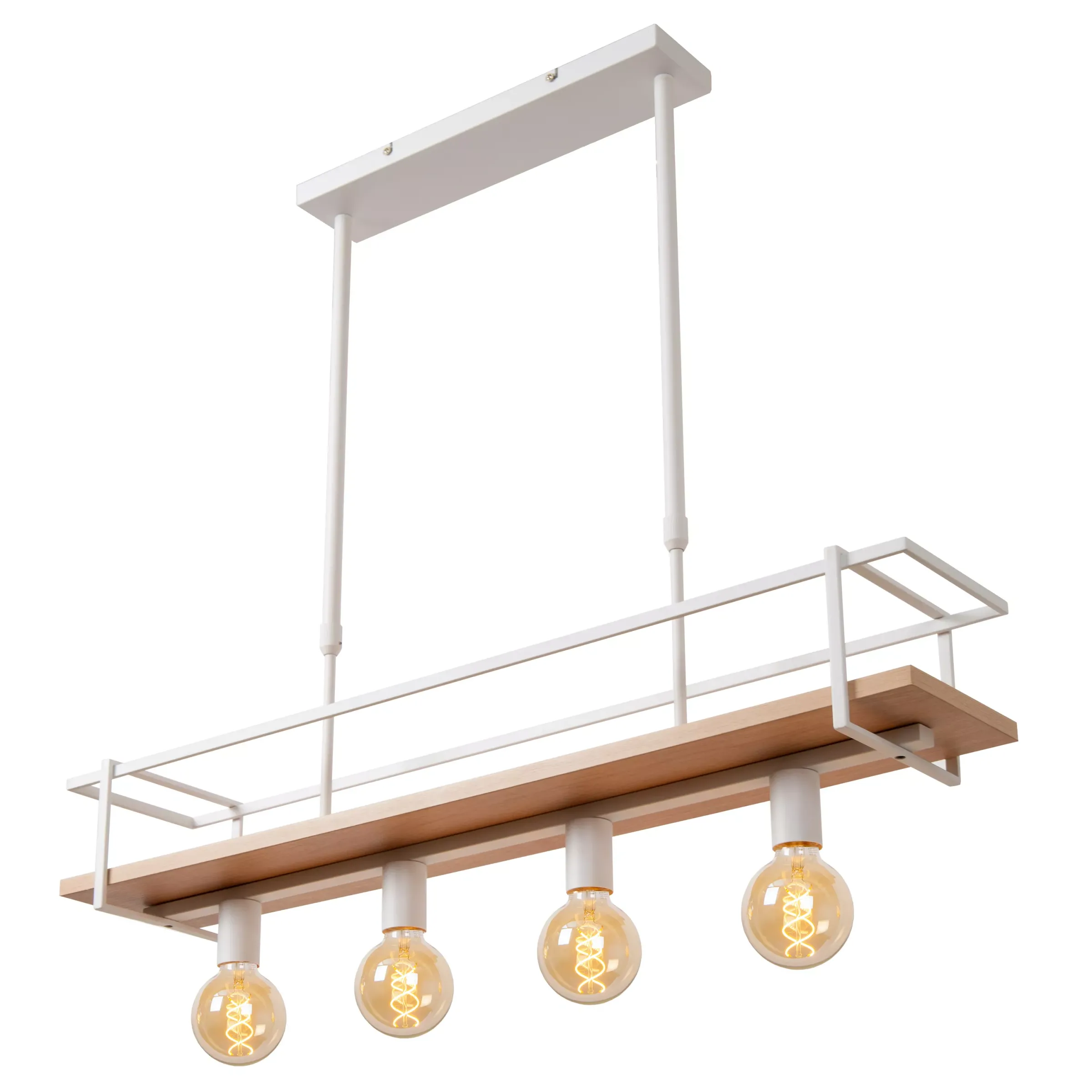 MILONGA - Hanglamp - 4xE27 - Wit*Lucide Online