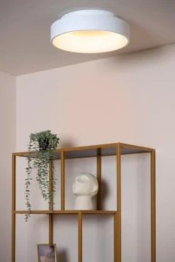 MIRAGE - Plafonnière - Ø 38 cm - LED Dimb. - 1x22W 2700K - Wit*Lucide Hot
