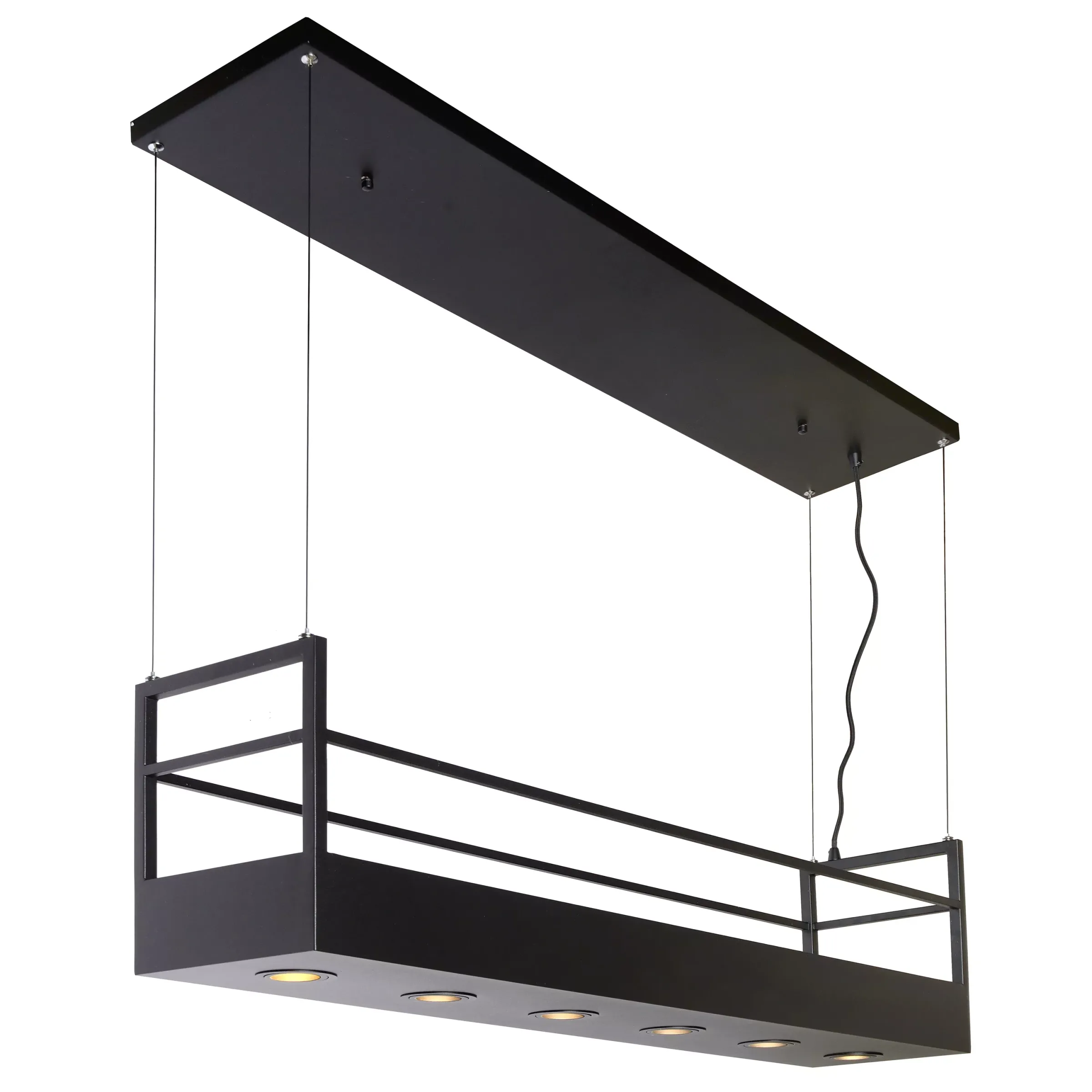MIRAVELLE - Hanglamp - 6xGU10 - Zwart*Lucide Clearance
