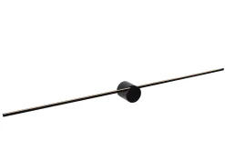 MIZAR - Wandlamp Badkamer - LED - 1x11W 2700K - IP44 - Zwart*Lucide Clearance