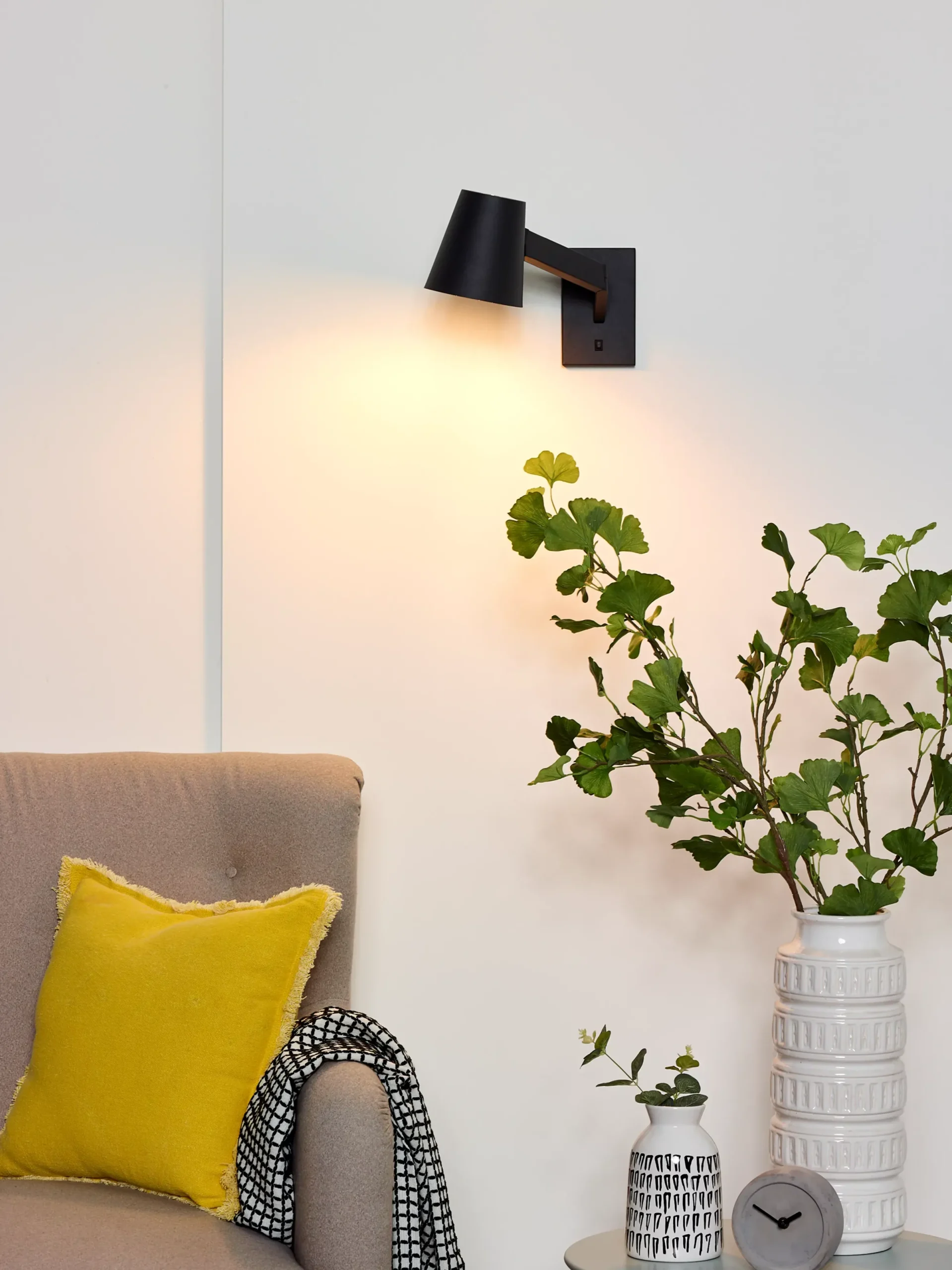MIZUKO - Wandlamp - 1xE14 - Zwart*Lucide Flash Sale