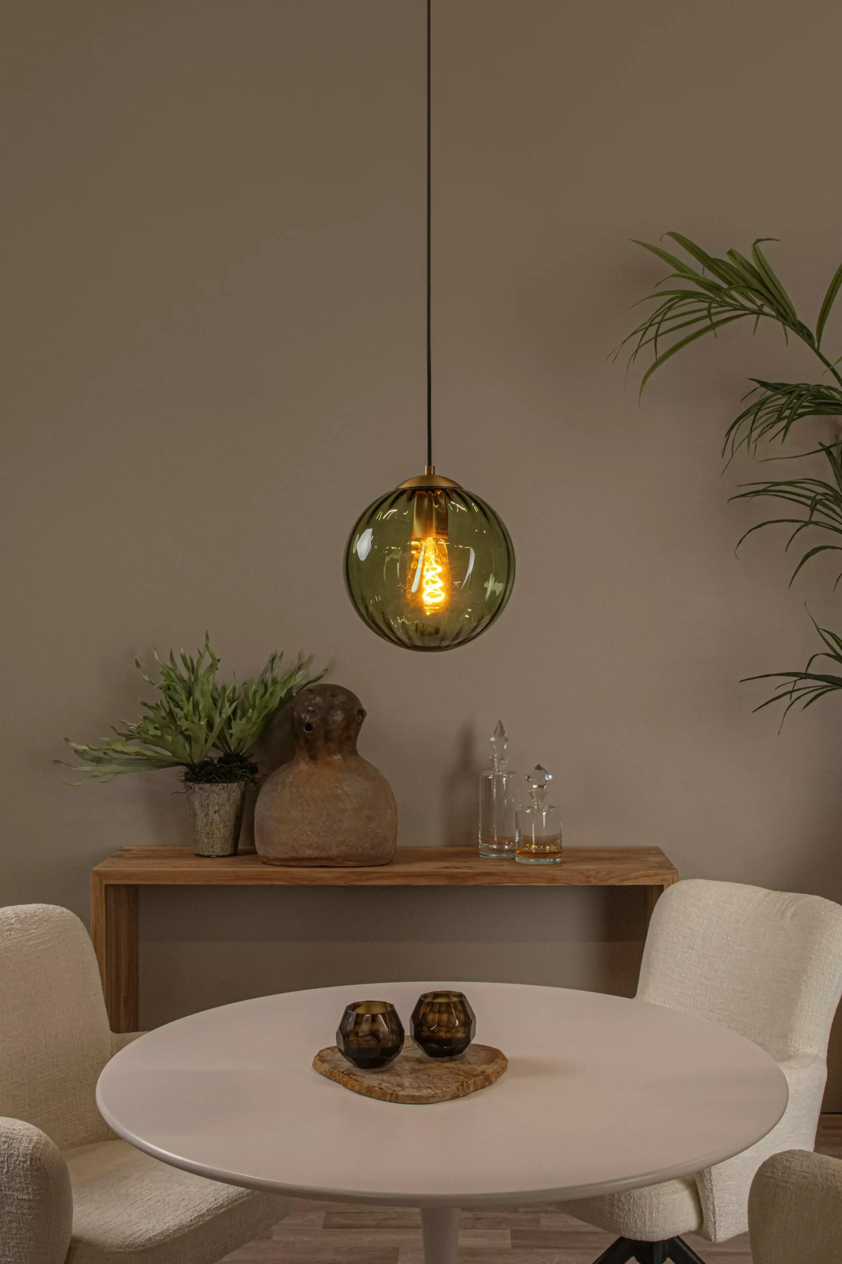 MONSARAZ - Hanglamp - Ø 25 cm - 1xE27 - Groen*Lucide Sale