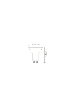 MR16 - Led lamp - Ø 5 cm - LED Dimb. - GU10 - 1x5W 3000K - Zwart*Lucide Best Sale