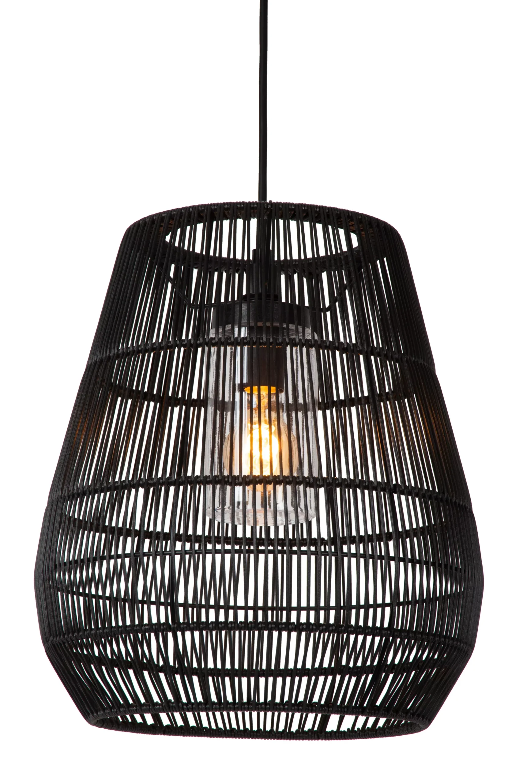 NERIDA - Hanglamp Binnen/Buiten - Ø 35 cm - 1xE27 - IP44 - Zwart*Lucide Hot