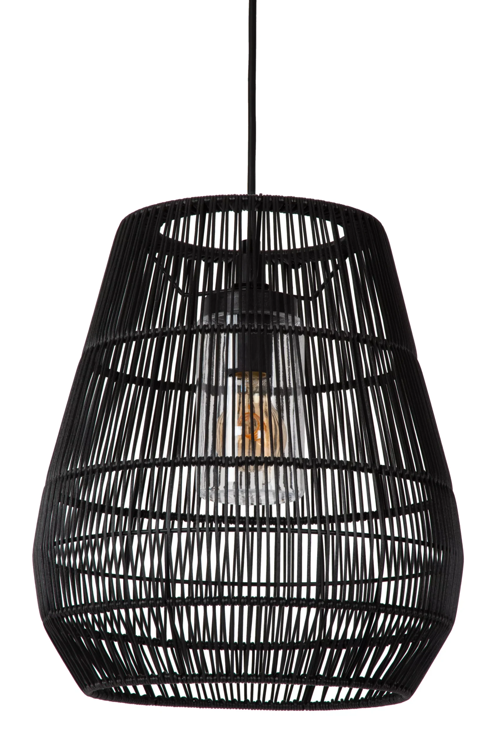 NERIDA - Hanglamp Binnen/Buiten - Ø 35 cm - 1xE27 - IP44 - Zwart*Lucide Hot